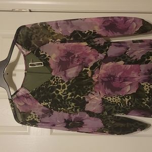 Women's floral dress by Julian Taylor Size 16